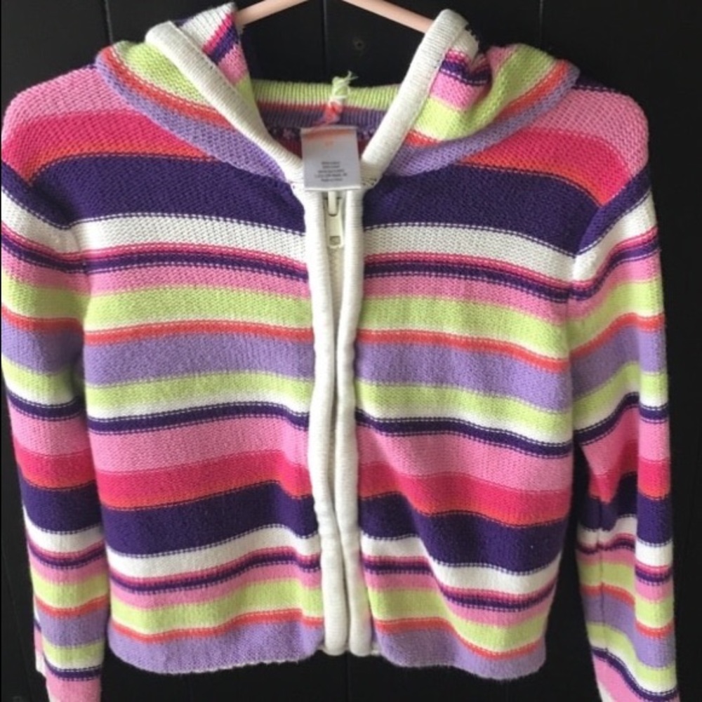 GYMBOREE GIRLS MULTICOLOR HOODIE